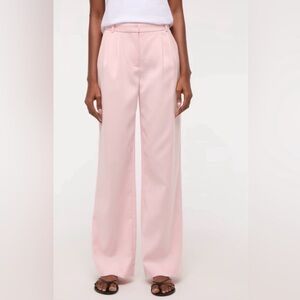 Abercrombie & Fitch Light Pink Slowne Tailored Pant